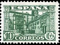 Spain 1936 Monumentos 10 CTS Verde Edifil 805